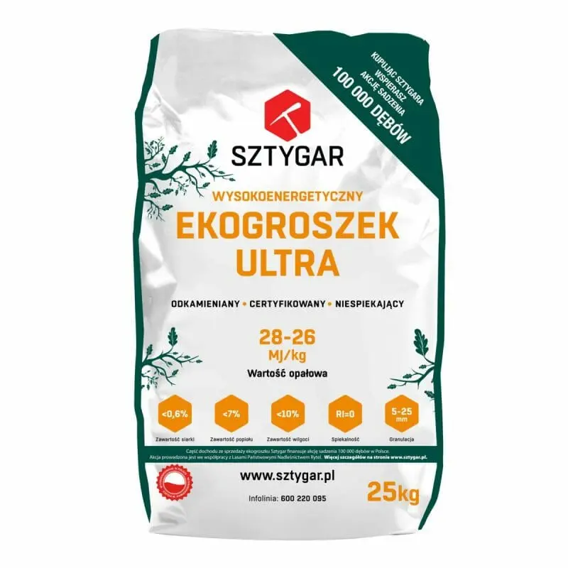 Ekogroszek Sztygar - czyste paliwo, popularne i cenione przez użytkowników.