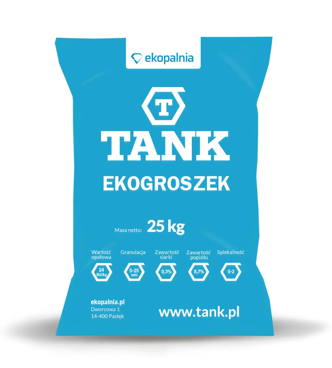 Wysokiej jakości ekogroszek Tank 25 - idealne paliwo dla Twojego kominka!