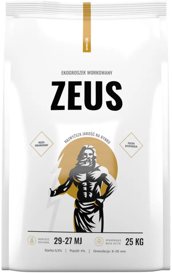 Najwyższej jakości ekogroszek Zeus - idealny dla Twojego kominka!