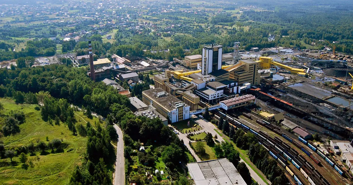 Głębokość kopalni Janina - miejsce pracy górników od lat.
